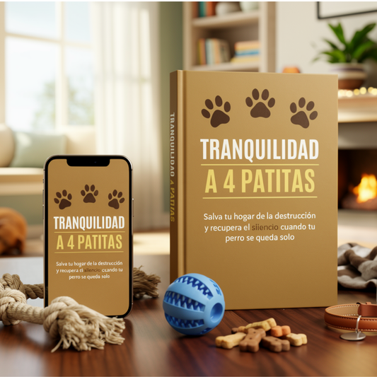 🐾 Tranquilidad a 4 Patitas: Elimina la Ansiedad por Separación + 7 Bonos Gratis 🎁